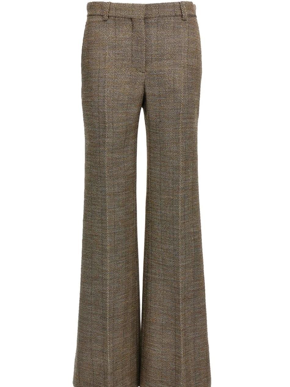 Women bootcut McCartney Stella trousers low-rise 0503